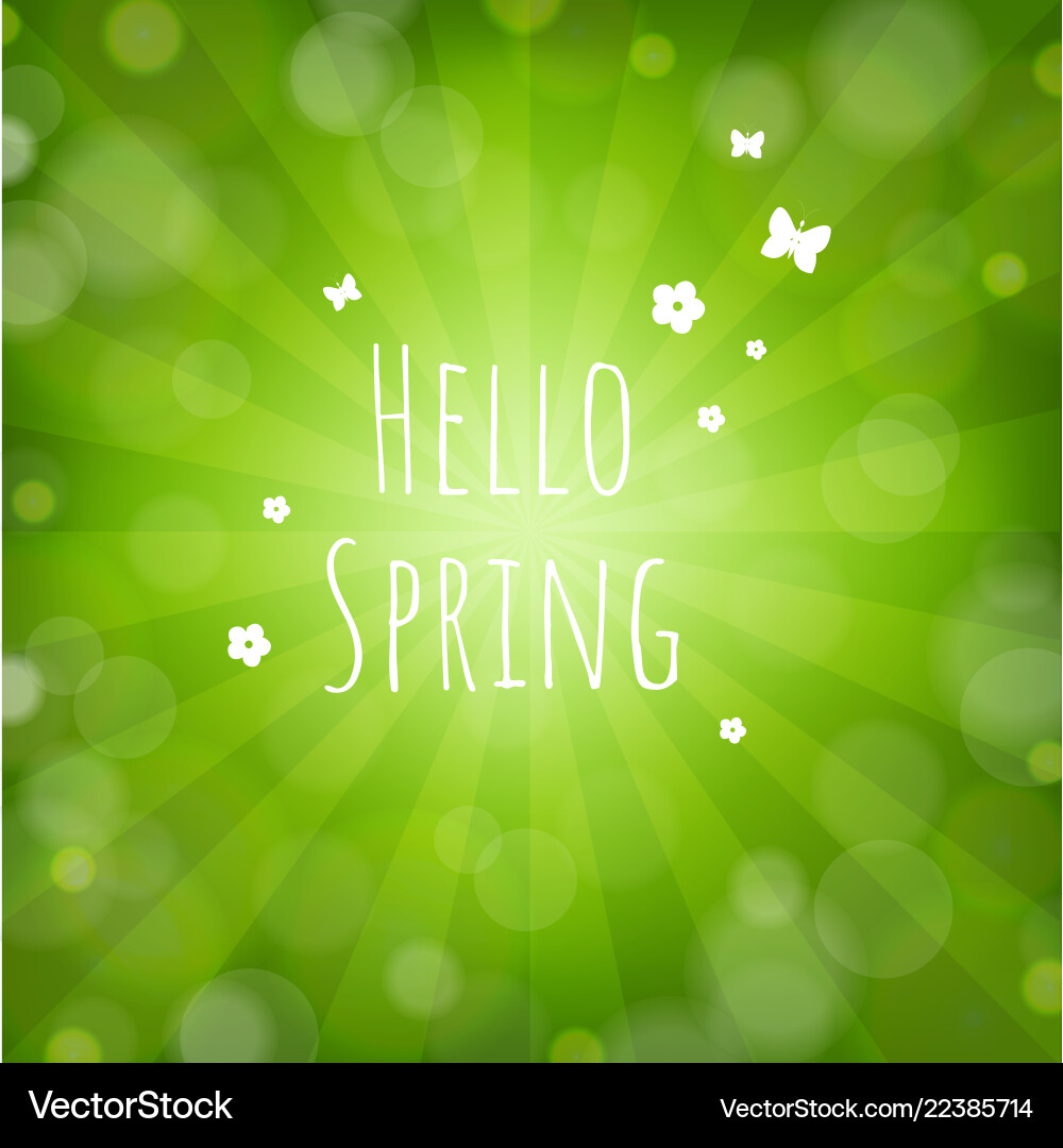 Spring Gradient Background vector image
