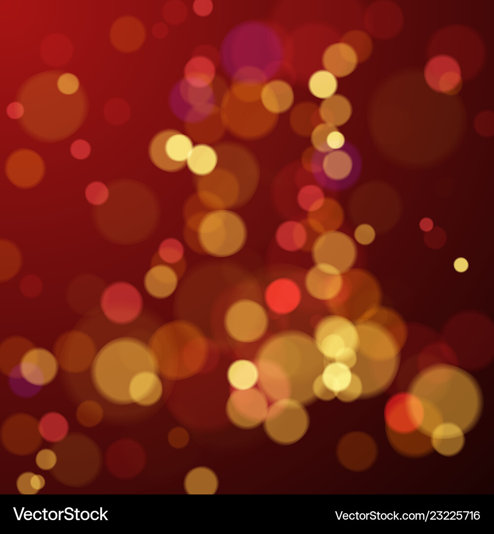 Bokeh Lights Abstract Background vector image