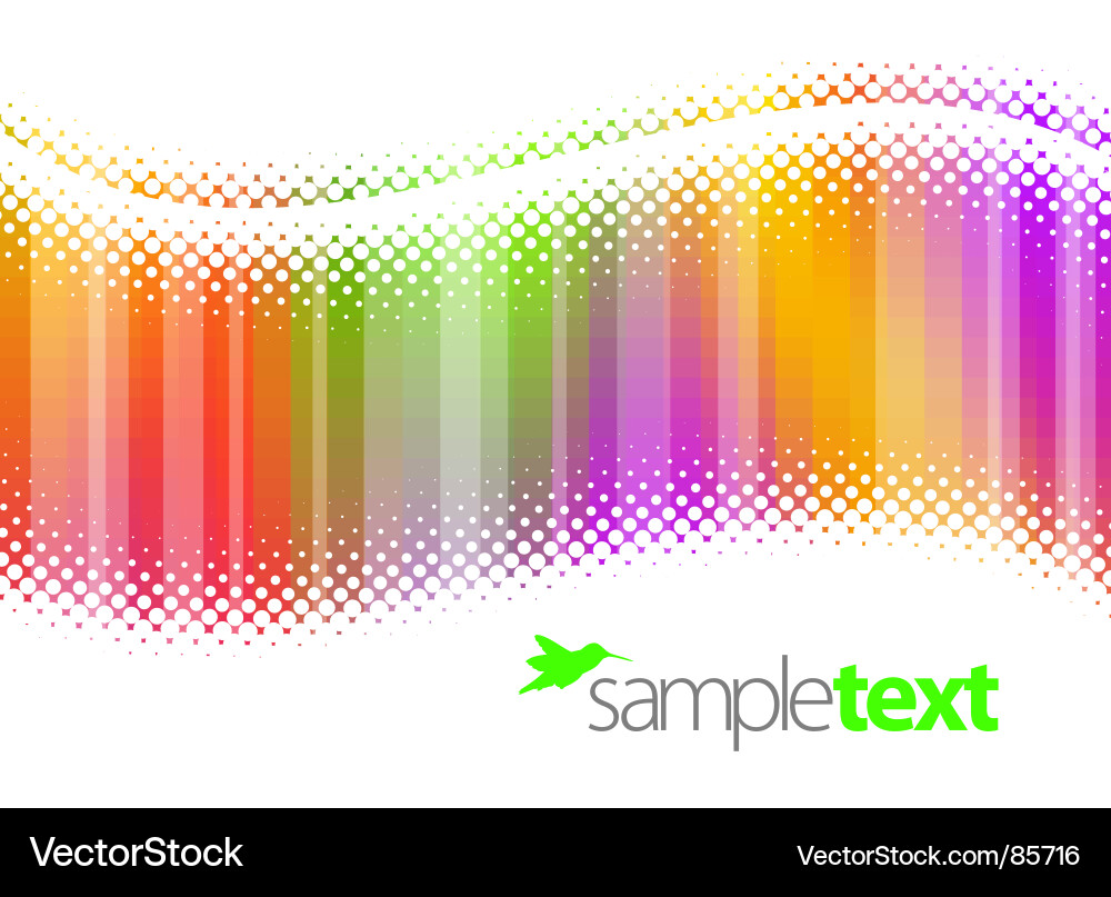 Dynamic Halftone Patterns Vector Image