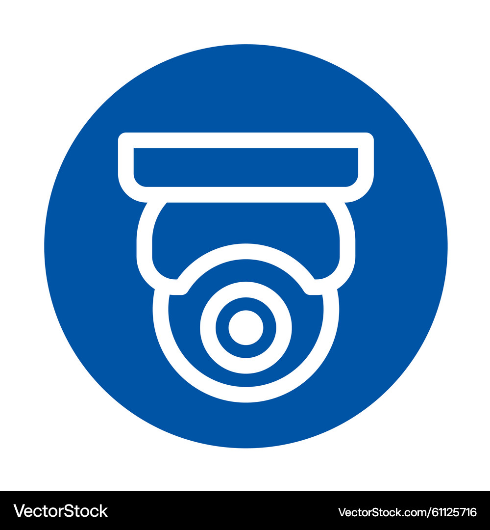 Modern Security Camera Icon – Royalty-Free Vector | VectorStock