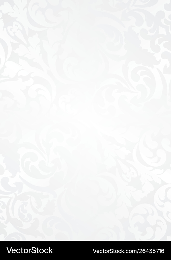 White background with abstract pattern vector image