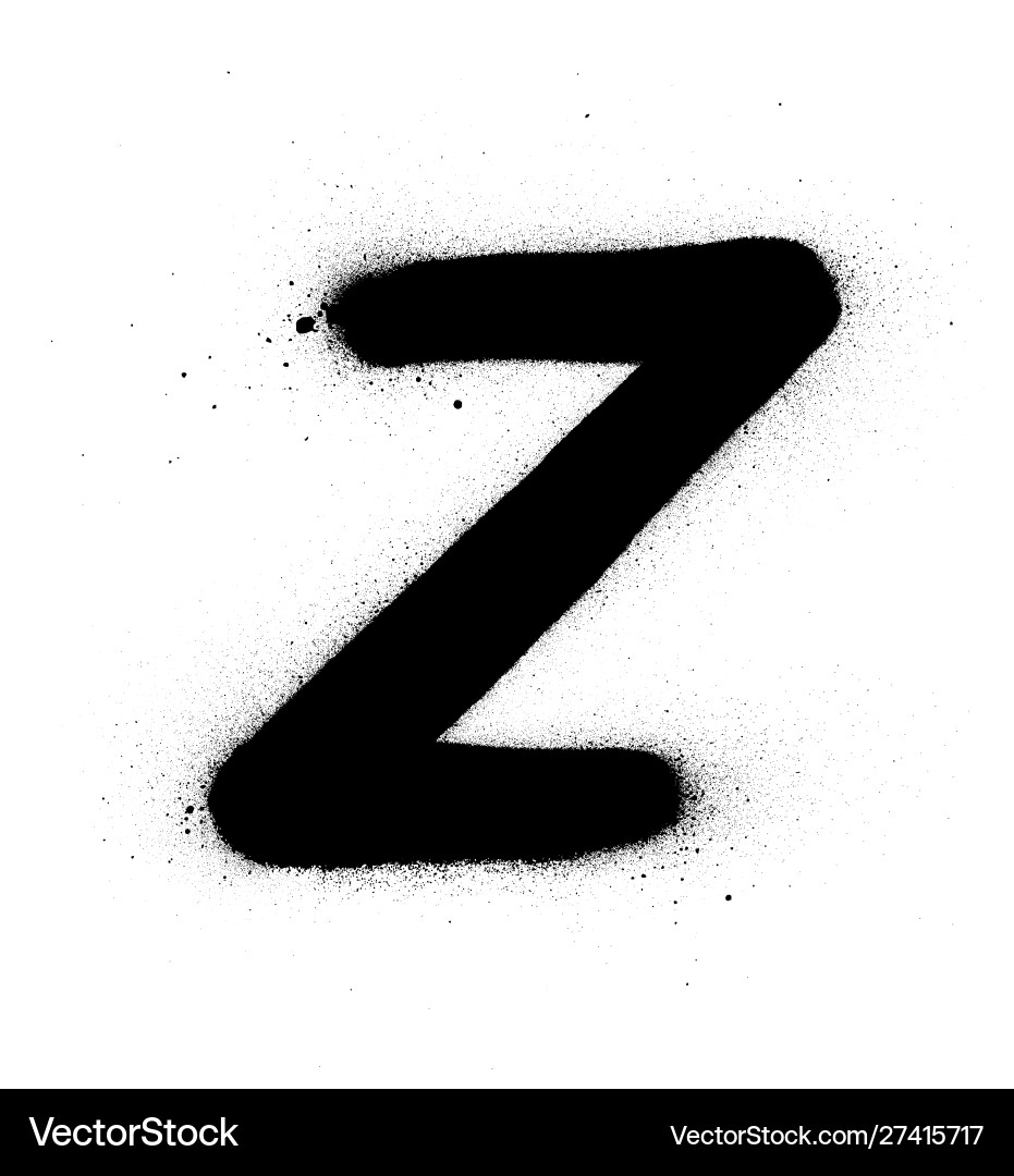 Graffiti alphabet letters z Vector Images \u0026 Graphics for Commercial Use |  VectorStock, image size:931x1080