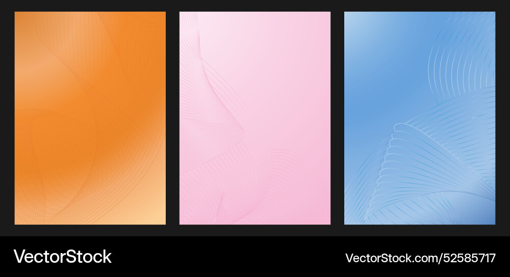 Gradient background of parallel lines abstract vector image