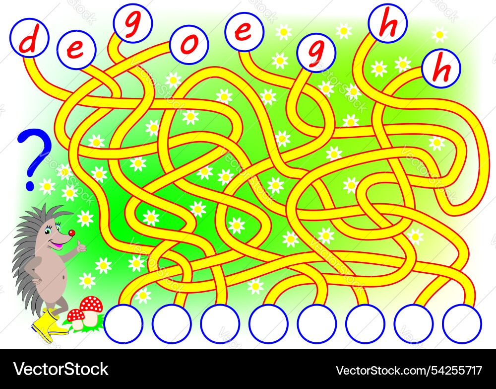 Logic puzzle game for study english need to find Logic puzzle game for study english need to find vector image