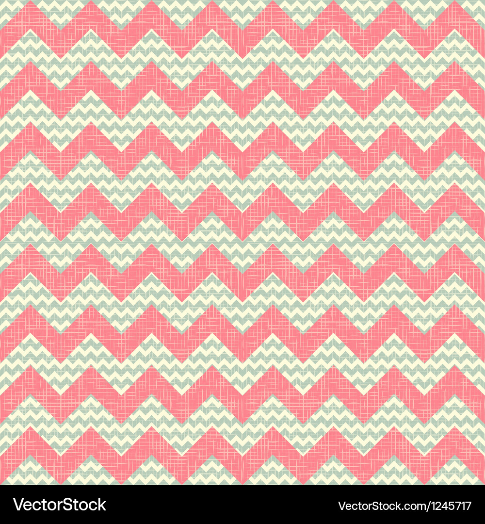 Retro Zigzag Chevron Pattern Vector Image