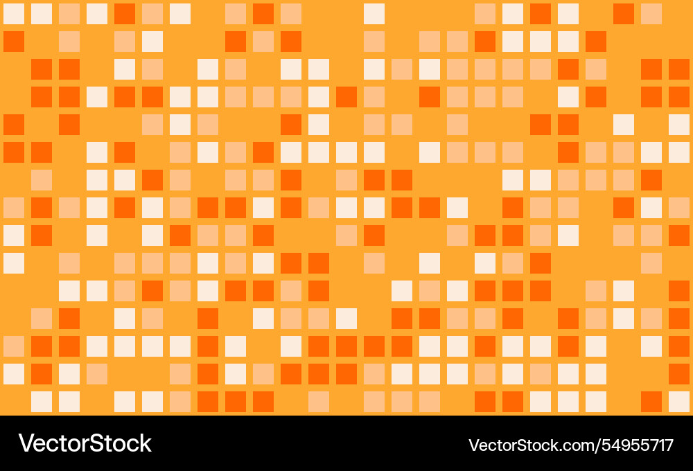 Trendy mosaic-style pattern with structured vector image