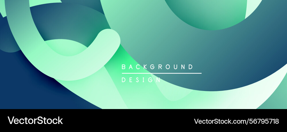 Abstract background features overlapping shapes Vector Image