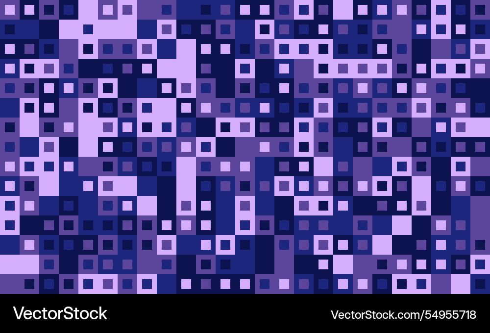 Abstract cube mosaic with structured colors vector image