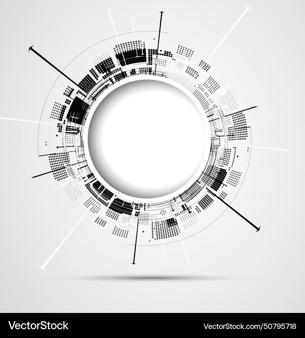 Abstract futuristic fade computer technology Abstract futuristic fade computer technology Vector Image
