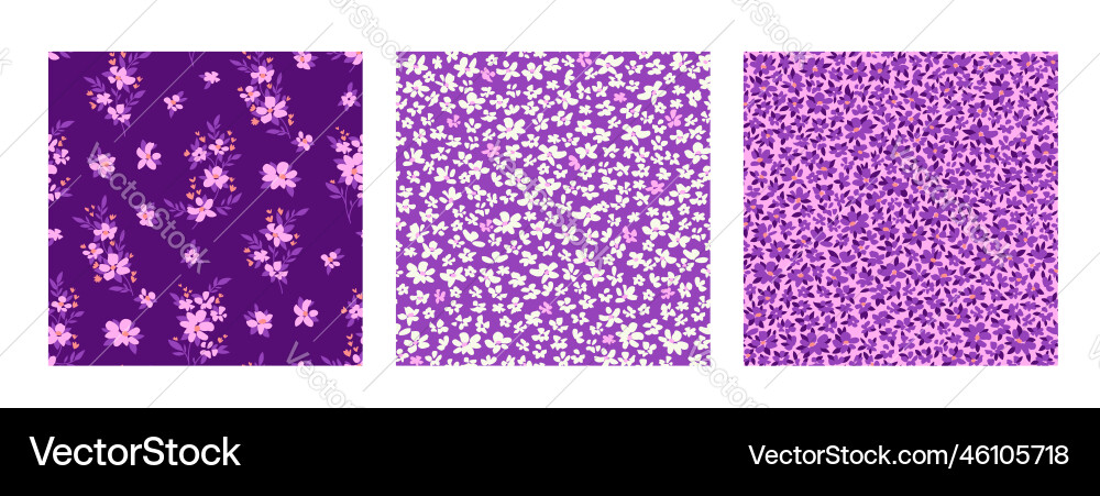 Design of spring print with flowers for textile Design of spring print with flowers for textile vector image