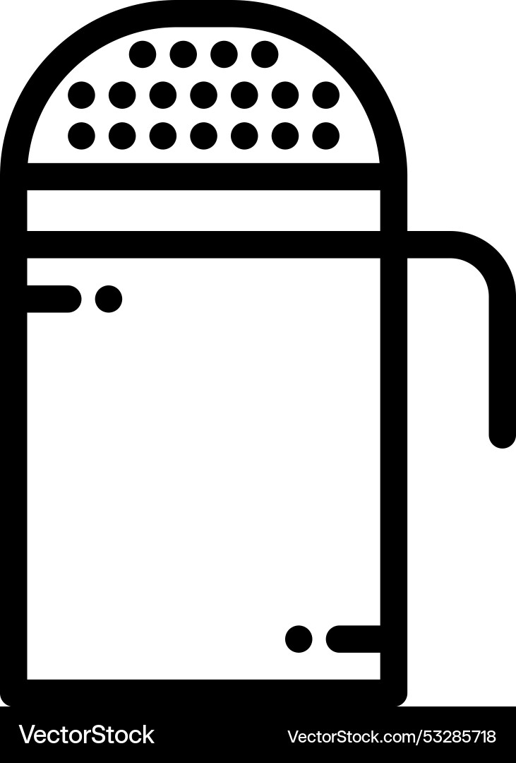 Dredger icon thin linear style design isolated vector image