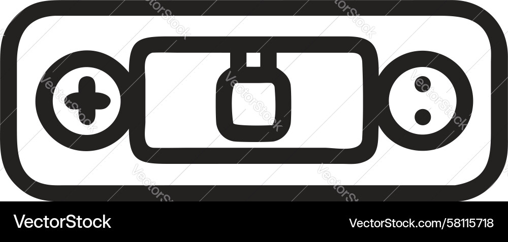 Game Controller Volume Buttons Icon Vector Image