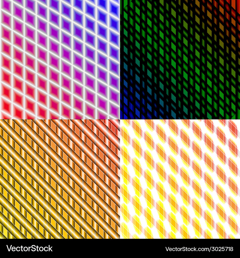 Set of splash color abstract glowing background Vector Image