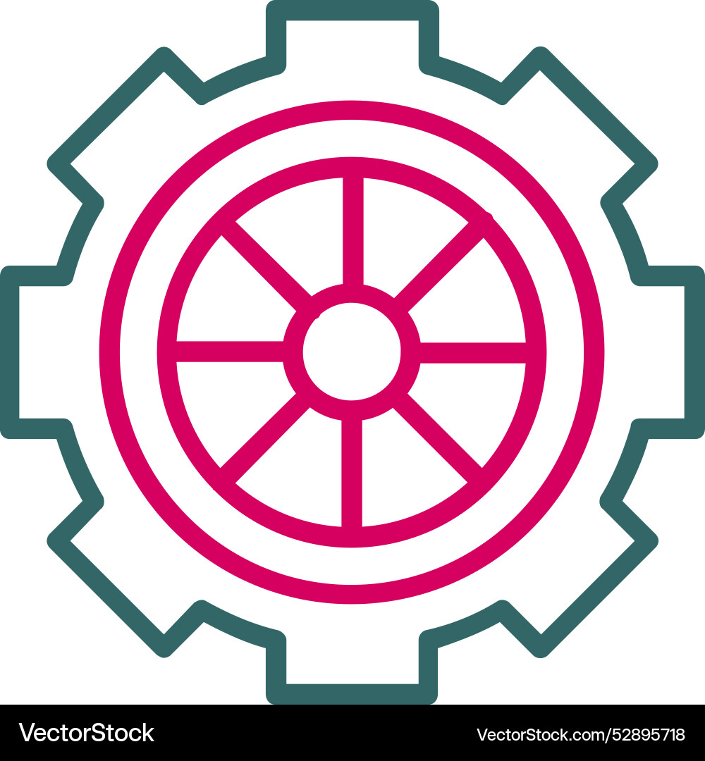 Setting icon design Vector Image