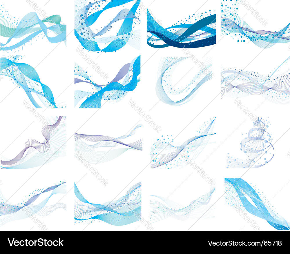 Water Ripple Abstract Background vector image