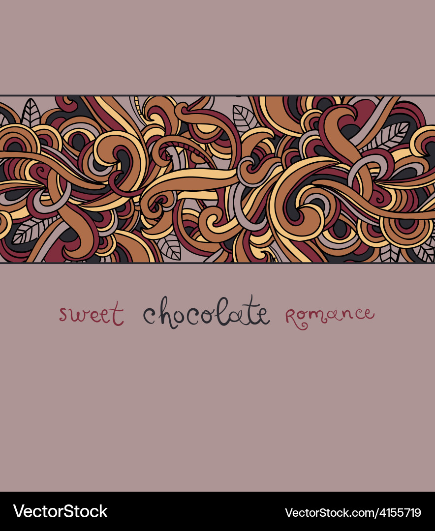 Abstract Curl Pattern vector image