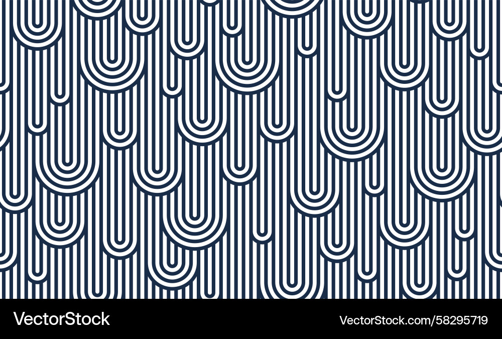 Geometric Line Pattern Vector Image