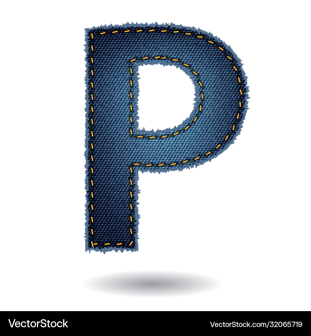 Jeans Alphabet isoliert auf weißem Hintergrund Jeans Alphabet isoliert auf weißem Hintergrund vektorbild