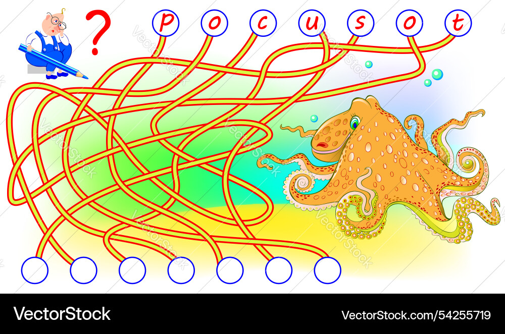 Logic puzzle game for study english need to find Logic puzzle game for study english need to find vector image
