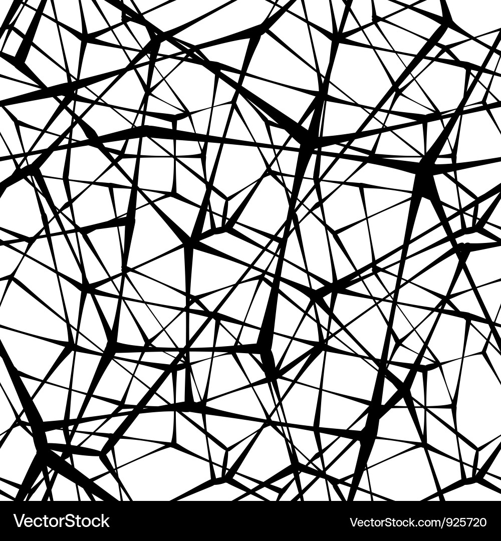 Complex Interlocking Lines Pattern vector image