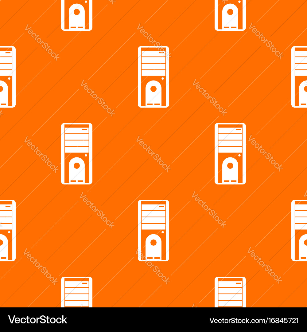 Computer system unit pattern seamless Vector Image