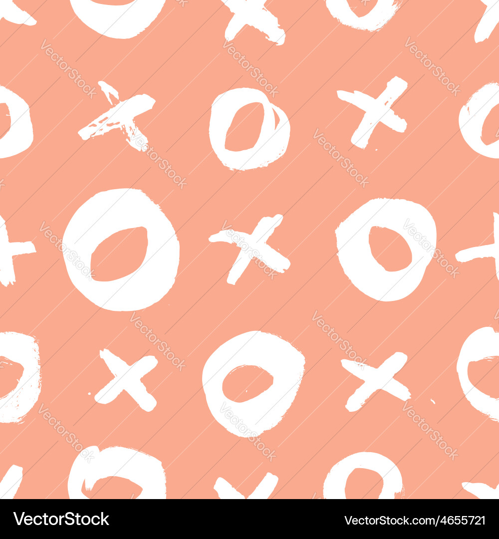 Crossed Circles Pattern vector image