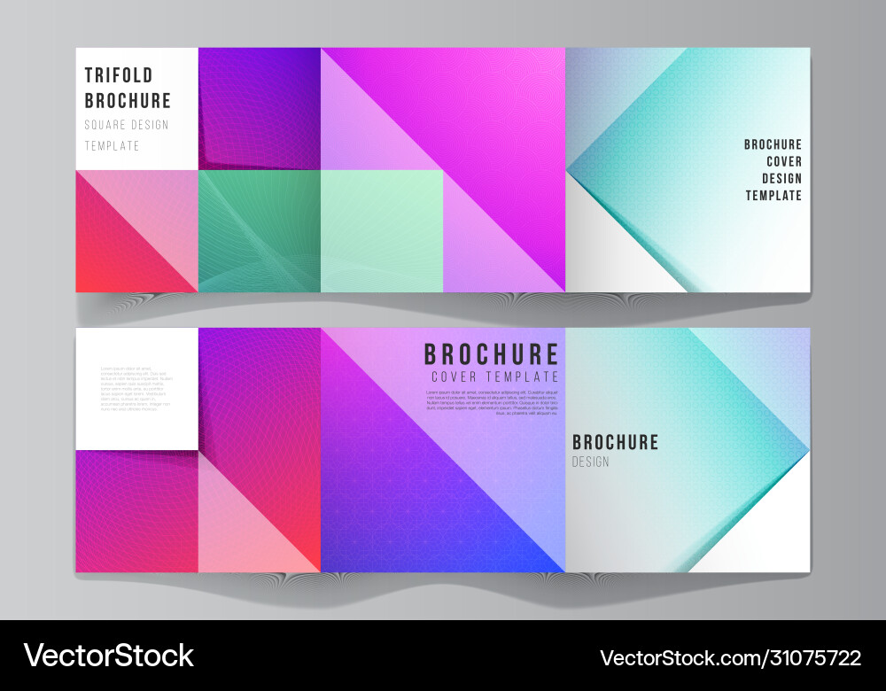 Minimal editable layout square Minimal editable layout square vector image