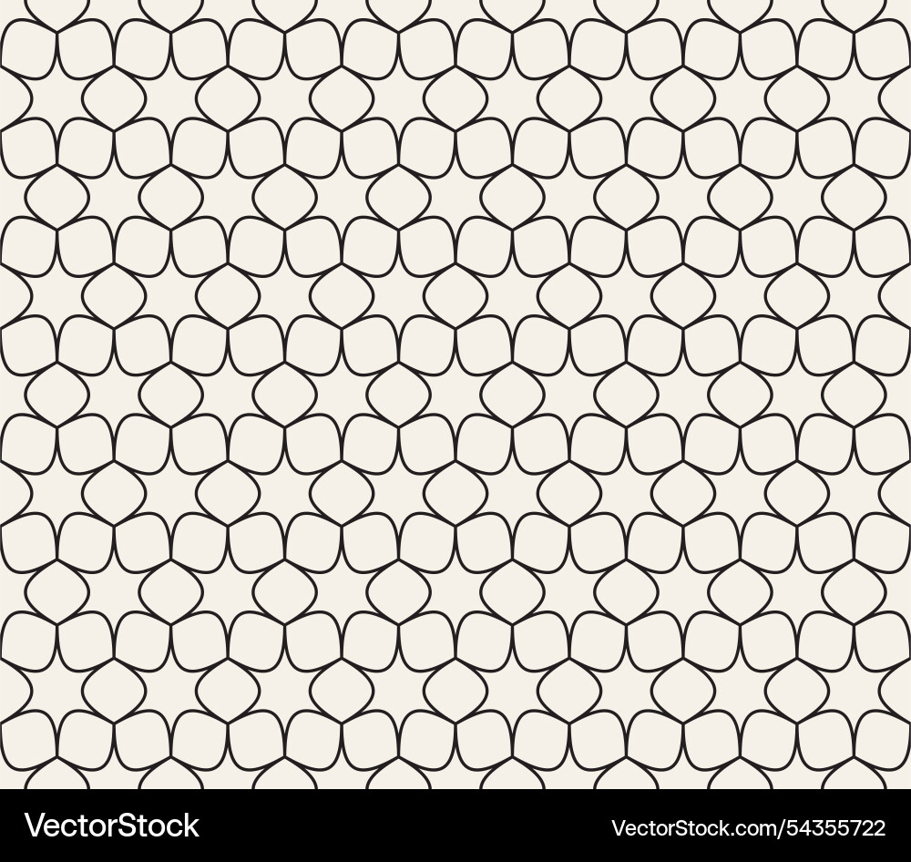 Seamless pattern repeating geometric elements Vector Image