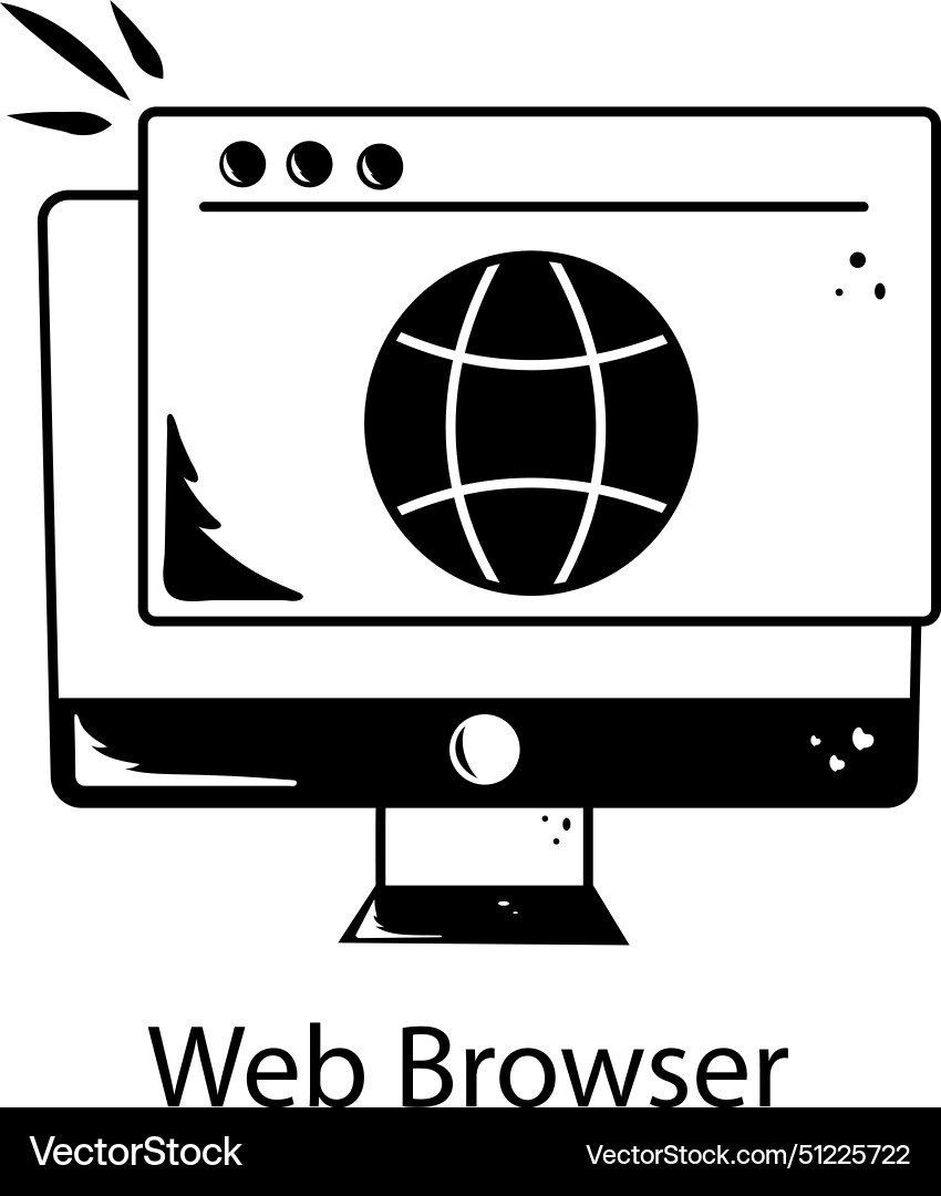 Web browser Vector Image