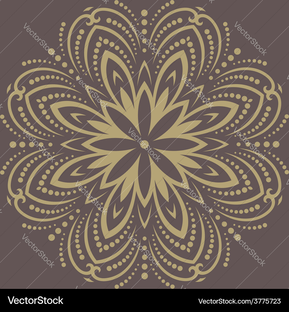 Damask orient pattern Vector Image