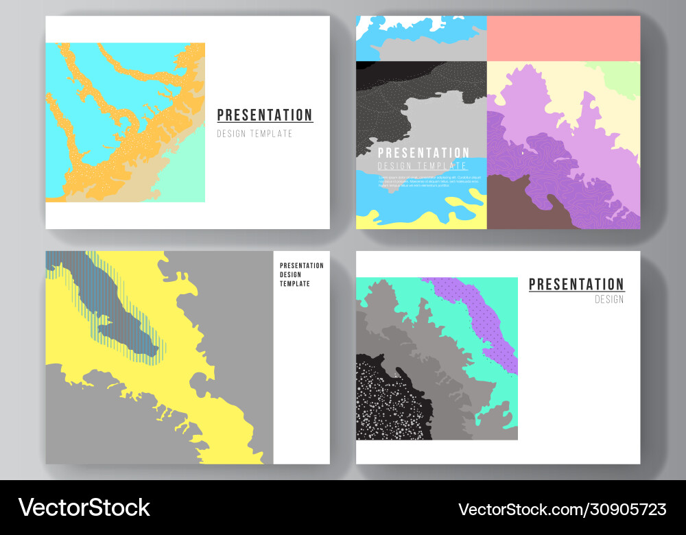 Layout presentation slides design Layout presentation slides design Vector Image