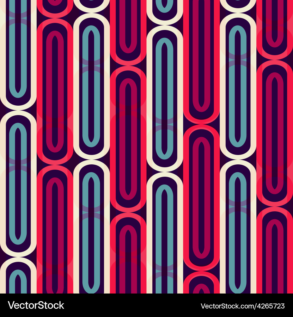 Retro Stripe Pattern vector image