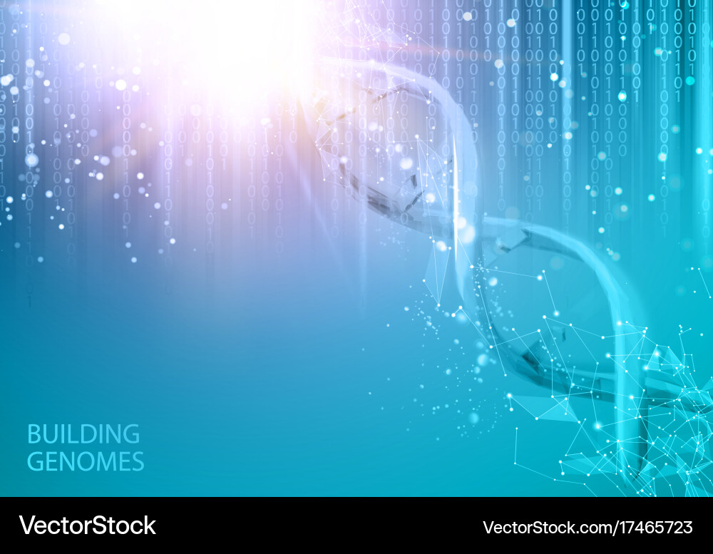 Scince of bigdata vector image
