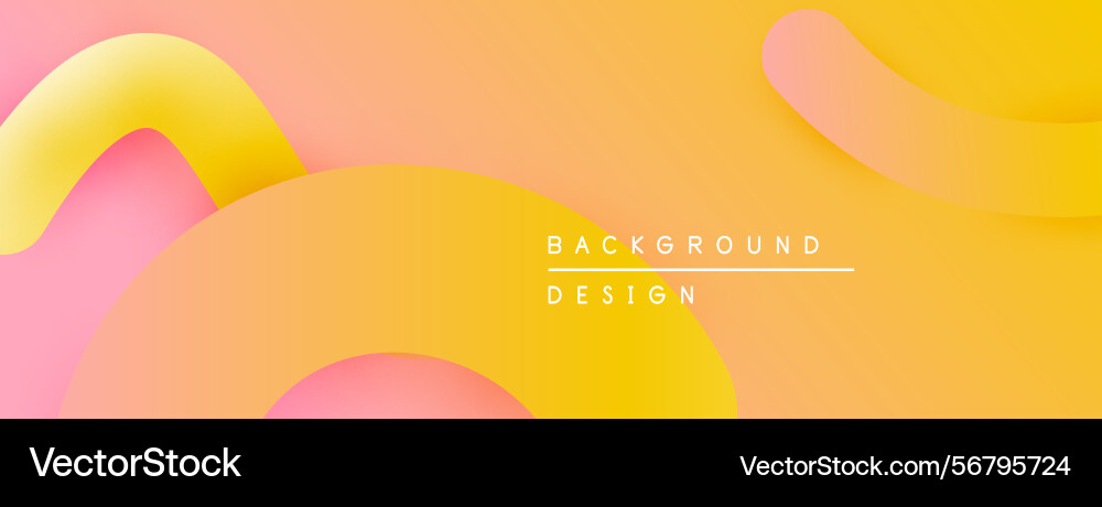 Abstract fluid shapes blend creating warm Abstract fluid shapes blend creating warm vector image