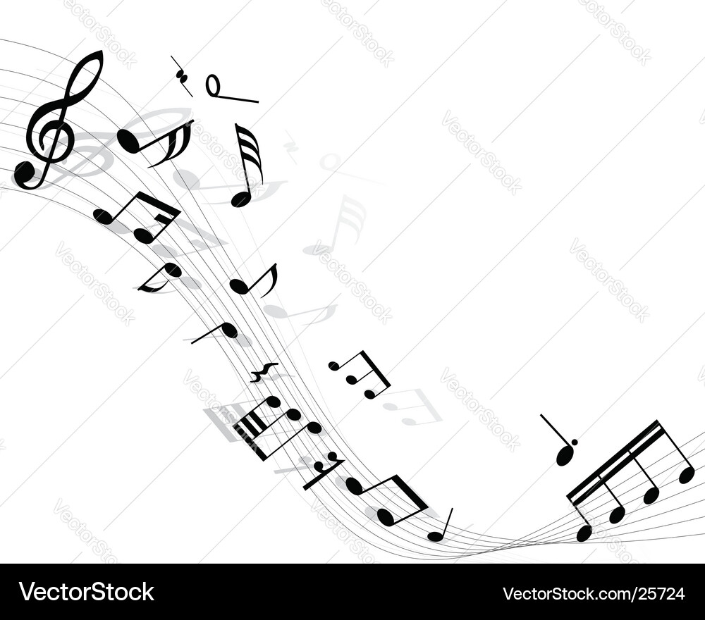 Notes lines vector image