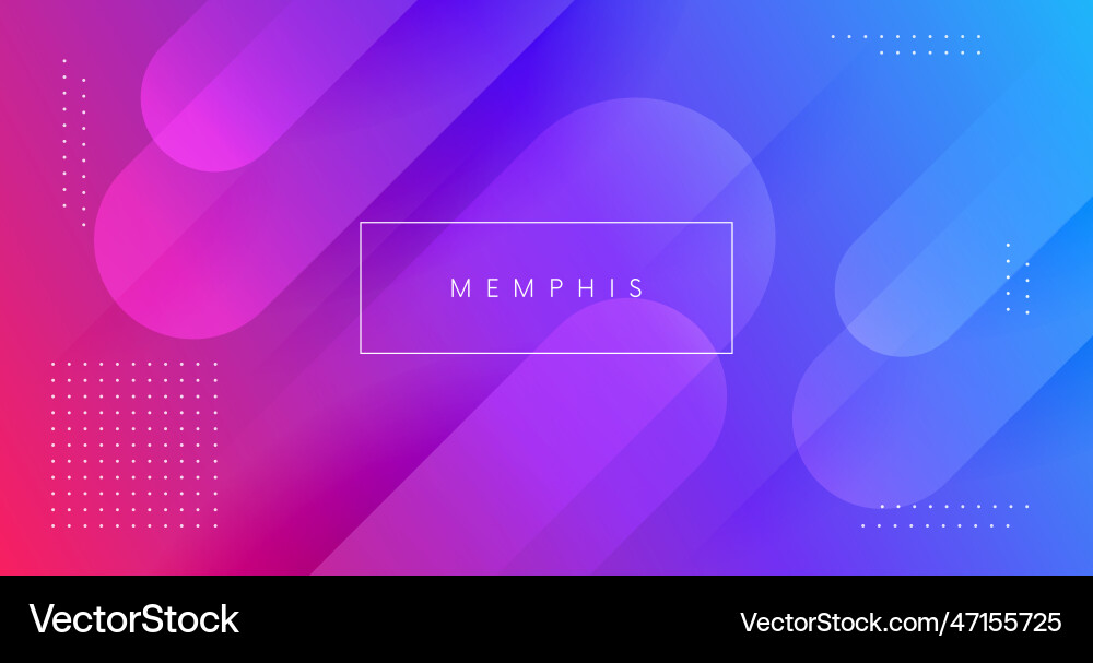 Abstract background with fluid shapes design Vector Image
