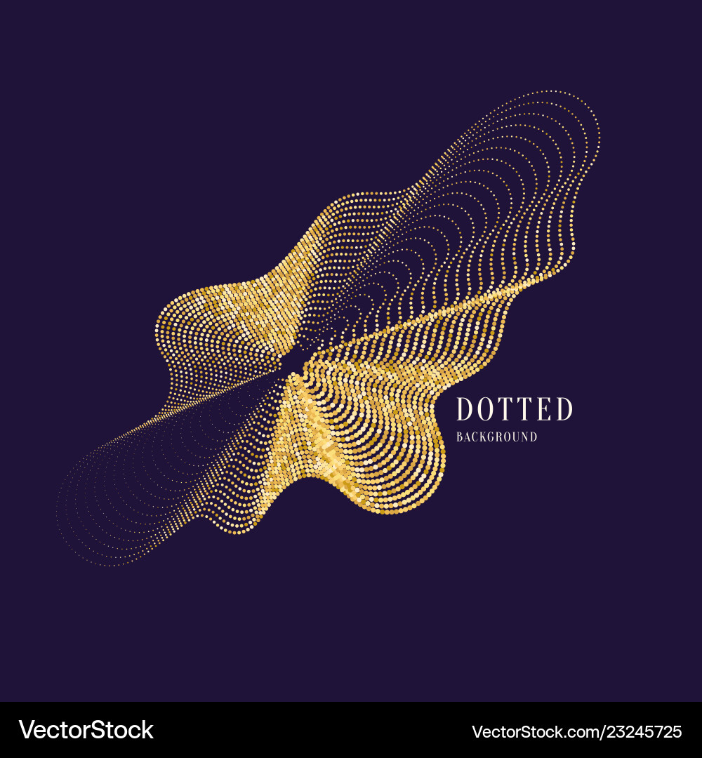 Dynamic Particle Background Vector Image