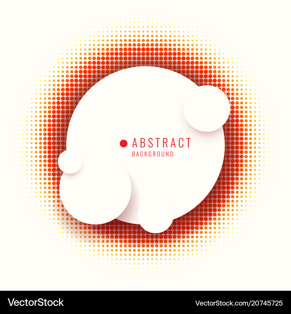 Modern abstract background template with circles Modern abstract background template with circles vector image