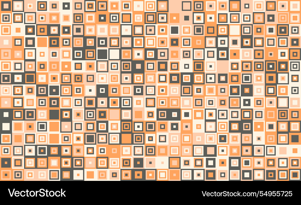 Trendy mosaic-style pattern with structured Vector Image