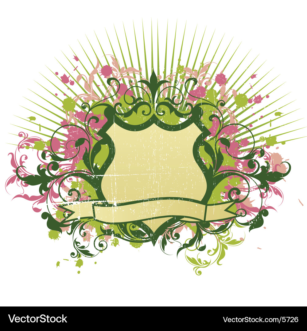 Heraldry shield Royalty Free Vector Image - VectorStock
