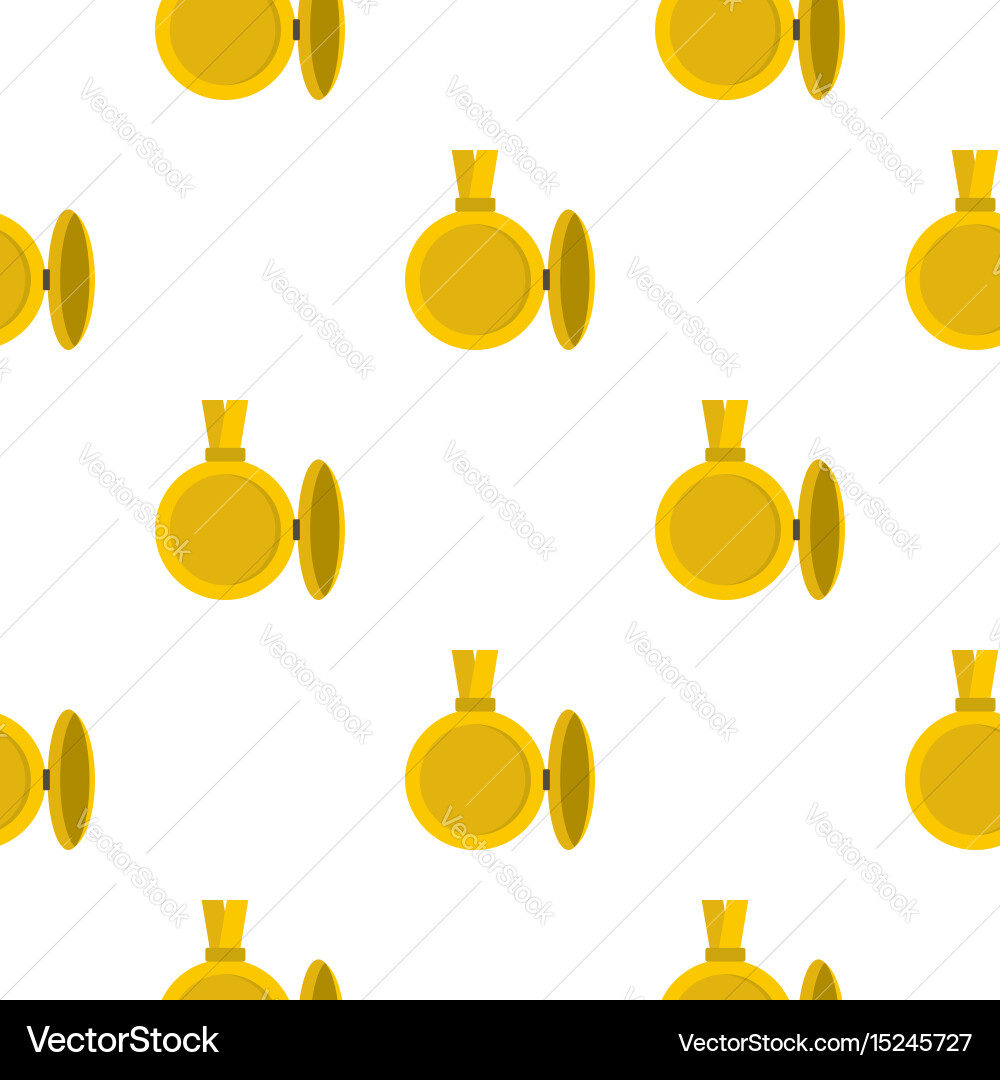 Medallion with blank space pattern seamless Vector Image