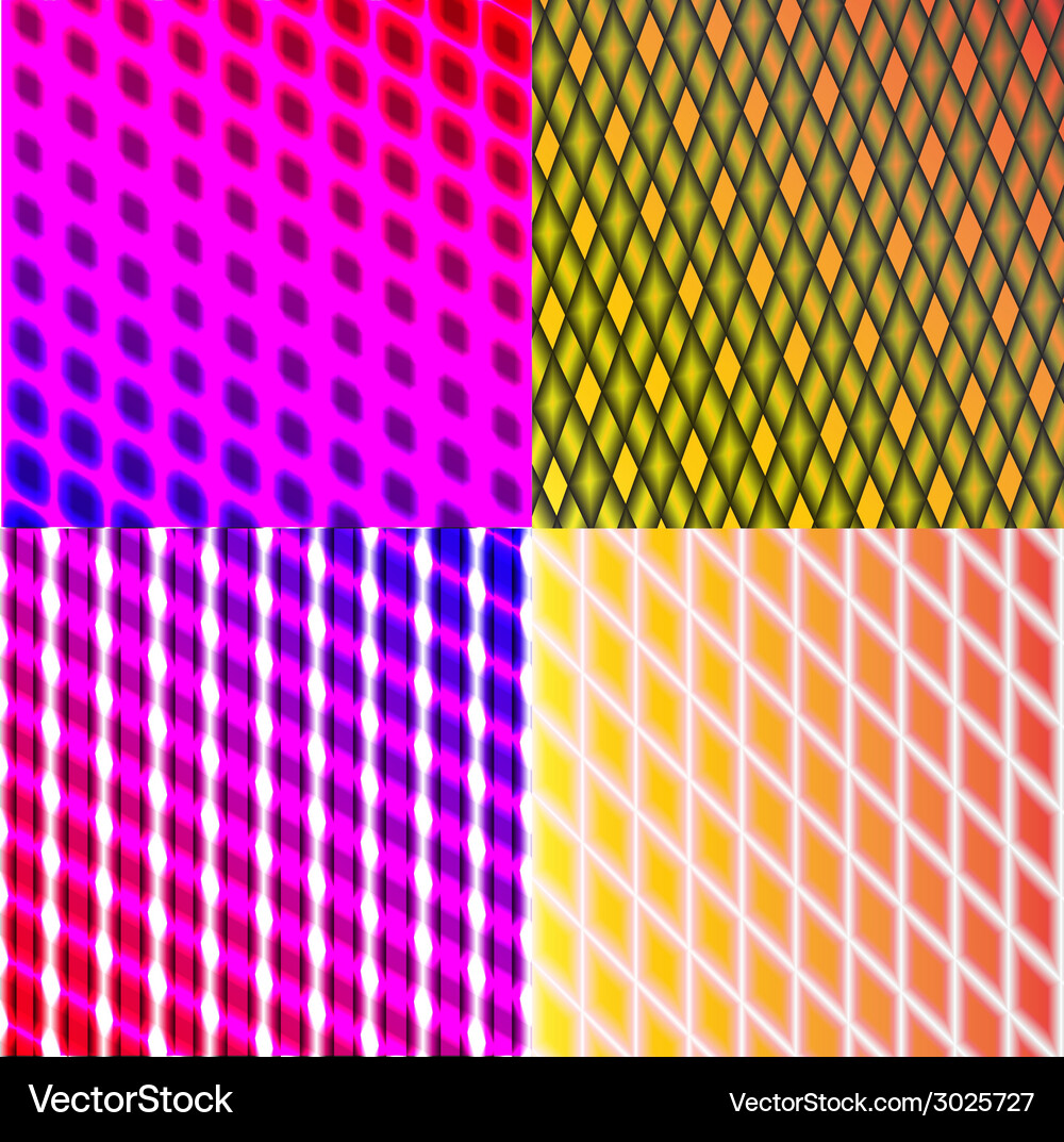 Set of splash color abstract glowing background Vector Image