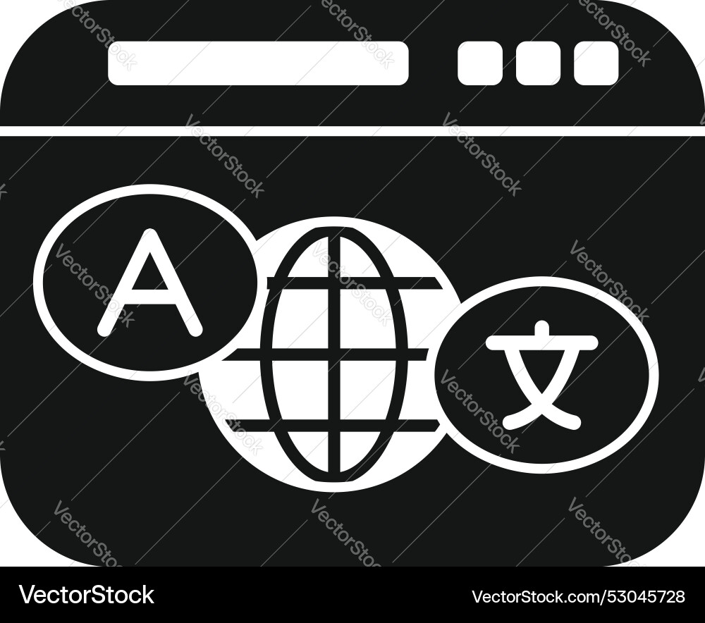 Online language learning website interface Online language learning website interface Vector Image