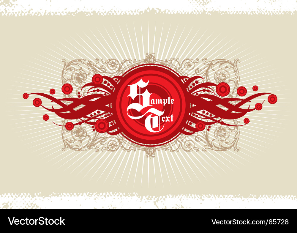 Vintage Grunge Frame - Abstract Texture Vector Image