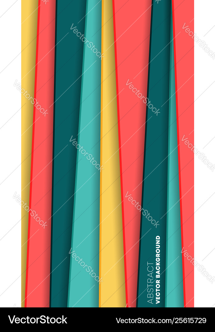 Abstract background with colored stripes minimal Abstract background with colored stripes minimal vector image