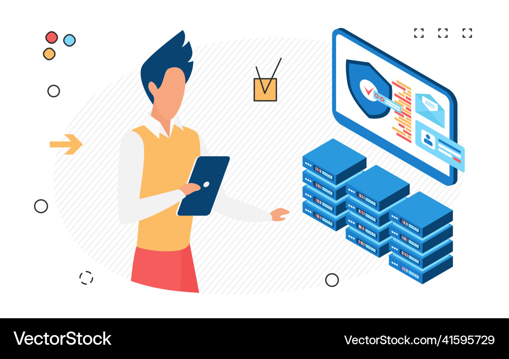 Cloud-Computing-Sicherheitsschutzdatenbank Cloud-Computing-Sicherheitsschutzdatenbank vektorbild