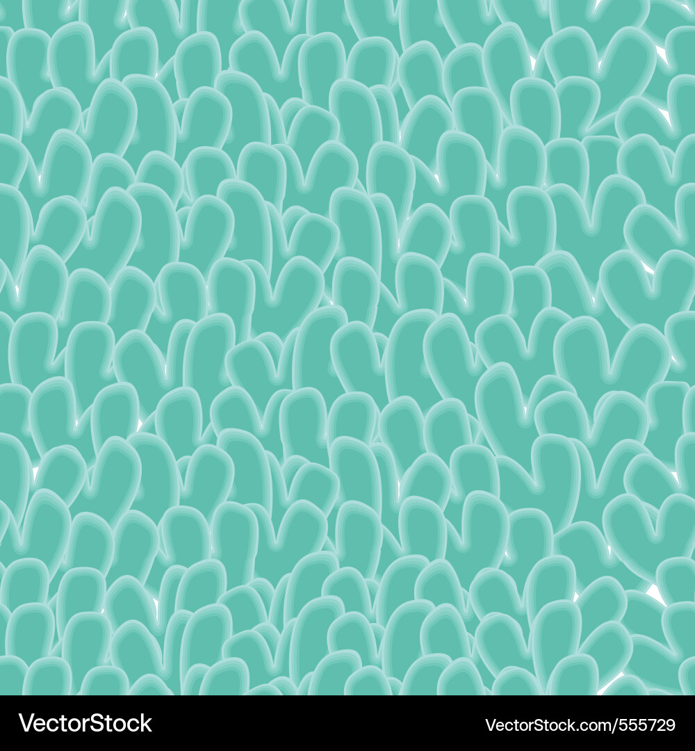 Heart Tracery Pattern vector image