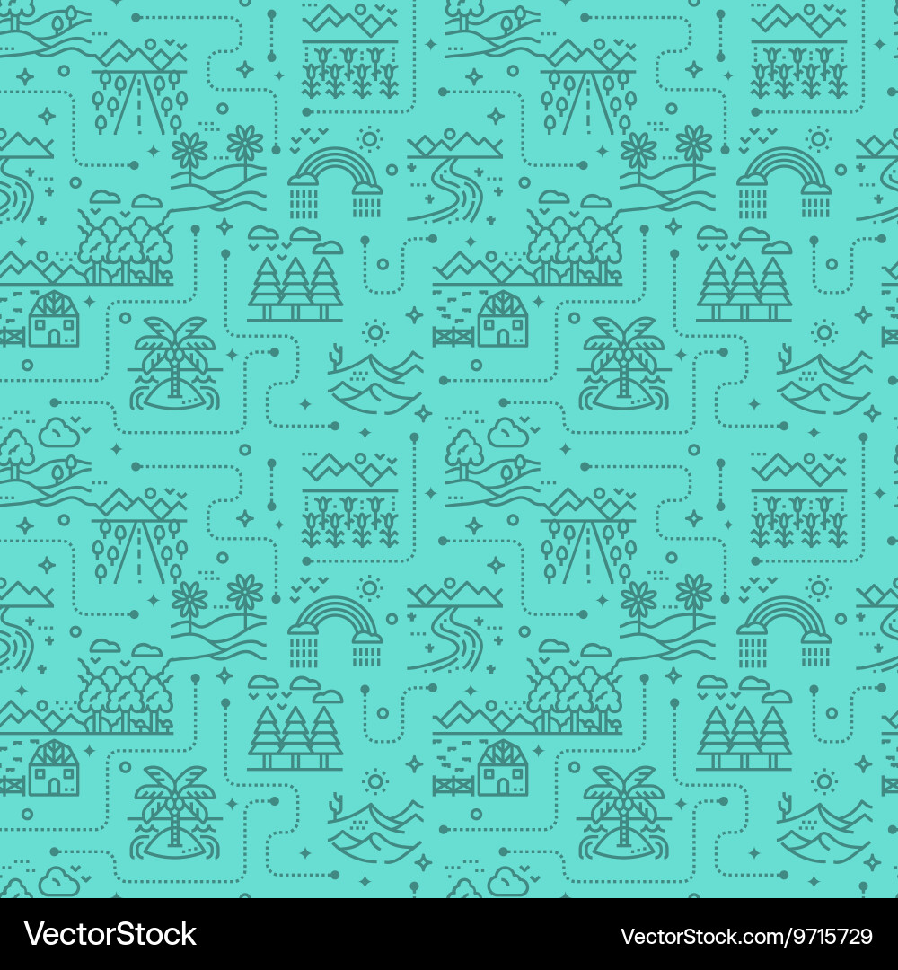 Nature landscape background Royalty Free Vector Image