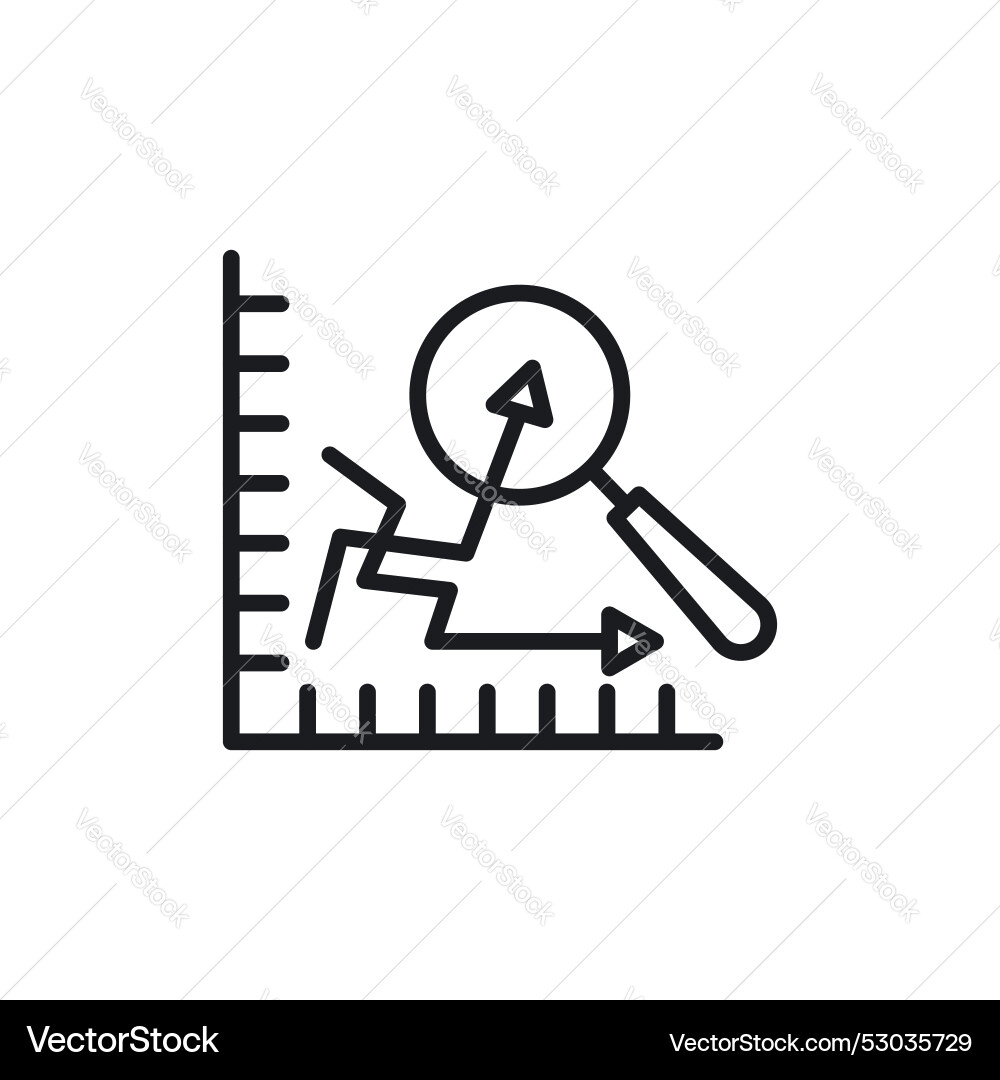 Predictive analytics icon isolated Predictive analytics icon isolated vector image