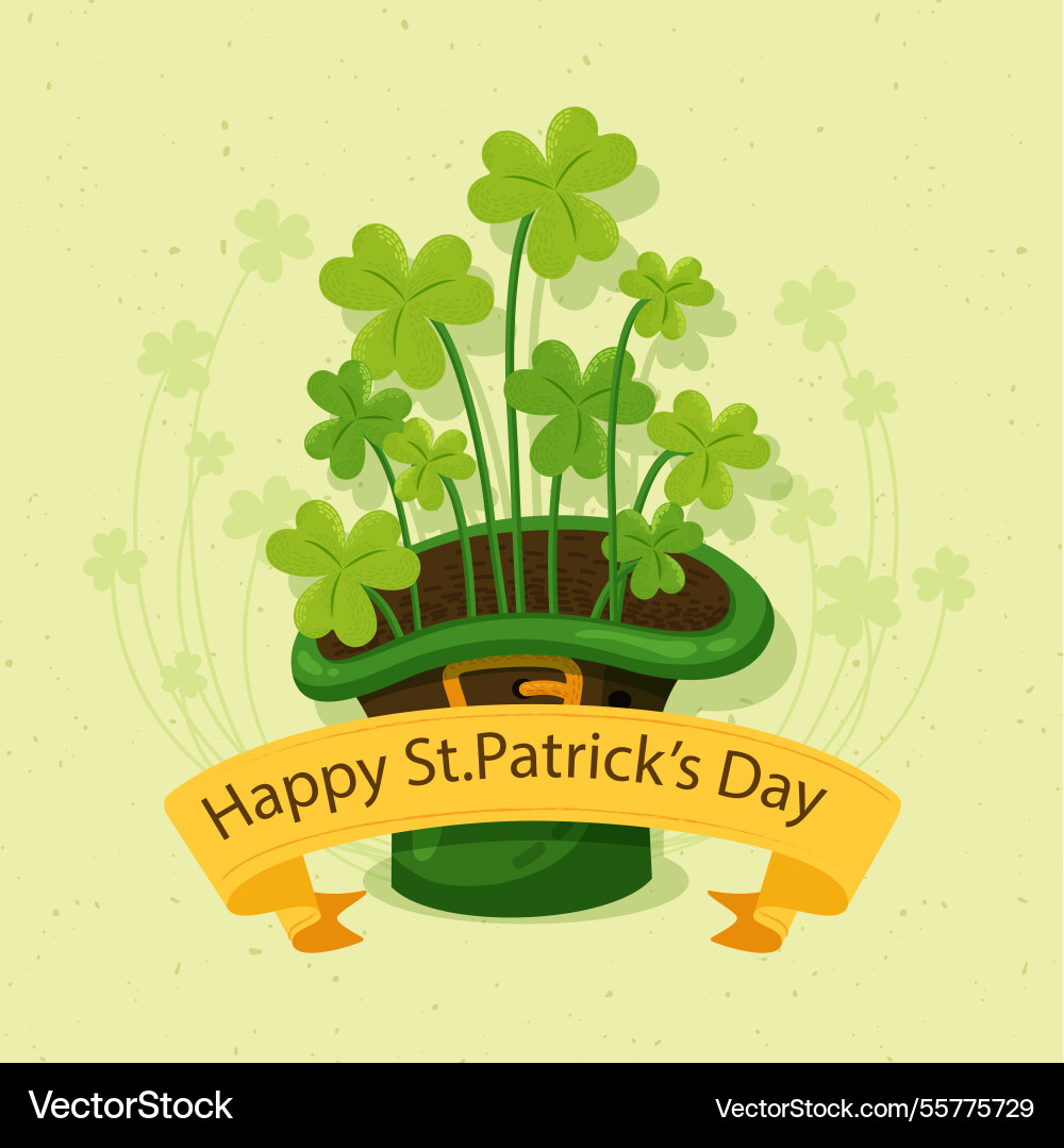 St patricks day background Royalty Free Vector Image